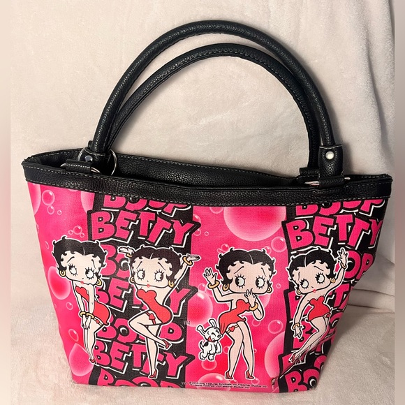 Betty Boop Pink Vintage Hand Bag - Picture 2 of 8